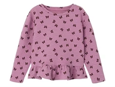 Name It mauve orchid sløjfe top